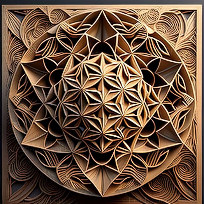 3D model st sacred geometry (STL)